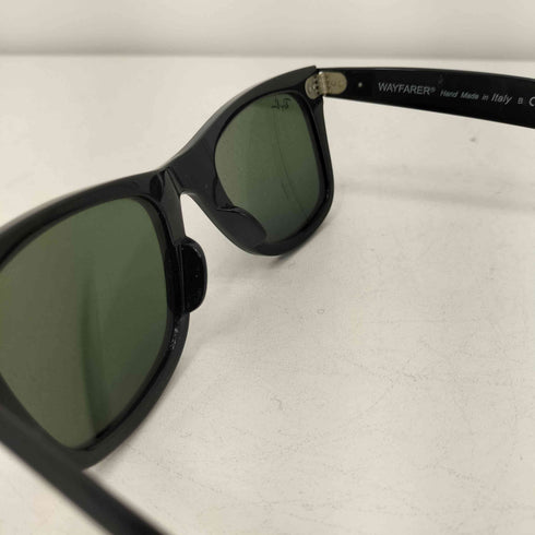 レイバン Ray-Ban HAND MADE IN ITALY WAYFARER スモークレンズサングラス メンズ 50▢22