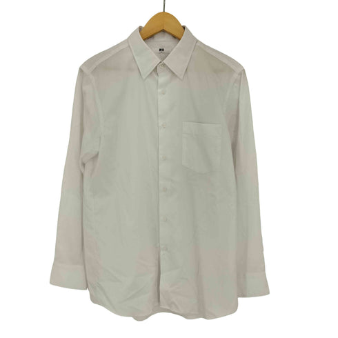 ユニクロ UNIQLO ファインクロスシャツ/レギュラー襟/長袖 メンズ JPN:L