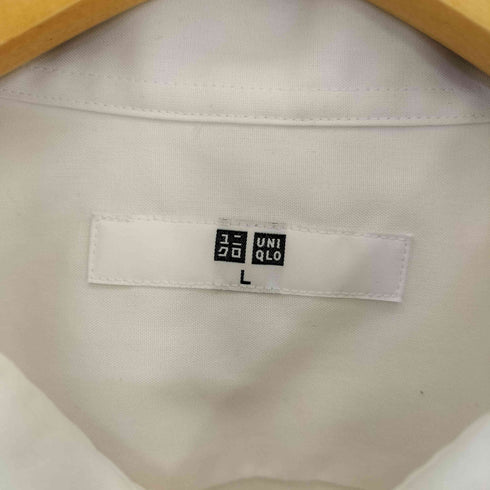 ユニクロ UNIQLO ファインクロスシャツ/レギュラー襟/長袖 メンズ JPN:L