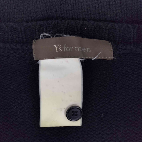 ワイズフォーメン Ys for men 茶タグ ニットカーディガン メンズ