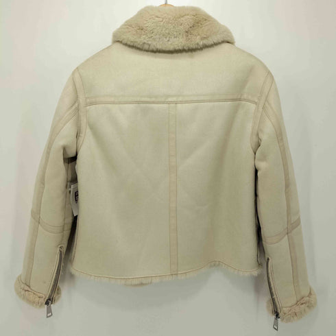 ザラ ZARA ムートン ライダースジャケット レディース import:XS