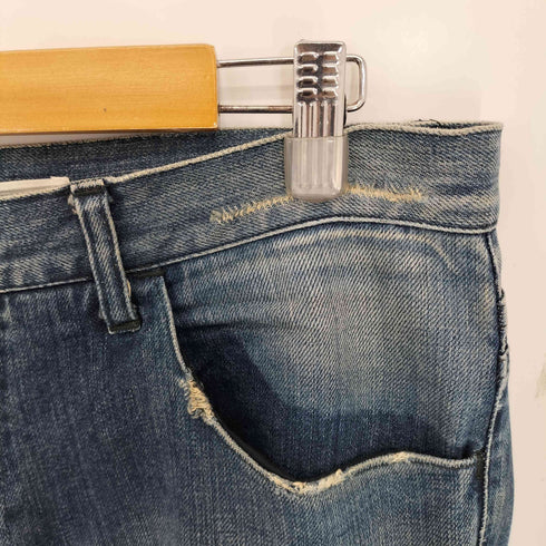 ダイエットブッチャースリムスキン DIET BUTCHER SLIM SKIN ニーパッチ ダメージデニム メンズ JPN:M