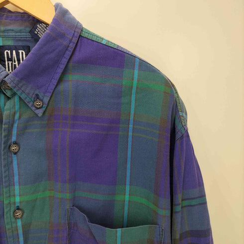 ギャップ Gap 90S OLD 紺タグB/Dチェックシャツ メンズ JPN:L