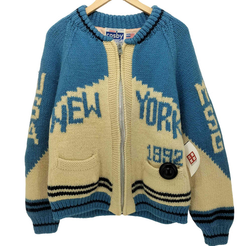 ジェリーコスビー GERRY cosby 90S NEW YORK カウチン ニットジャケット メンズ import:M