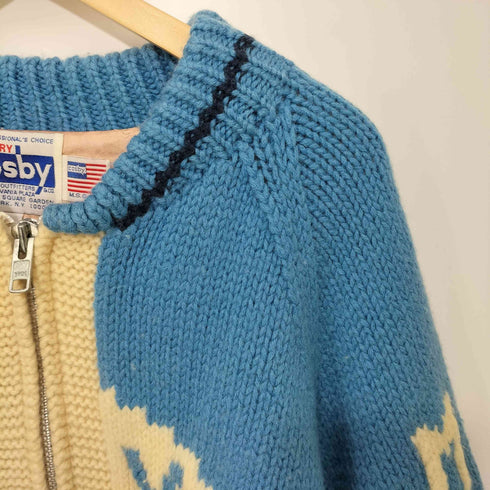 ジェリーコスビー GERRY cosby 90S NEW YORK カウチン ニットジャケット メンズ import:M
