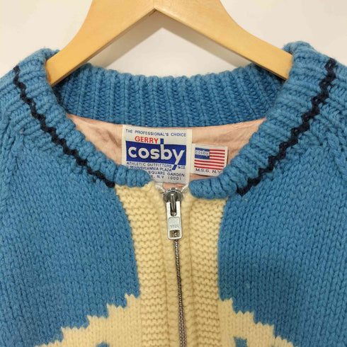 ジェリーコスビー GERRY cosby 90S NEW YORK カウチン ニットジャケット メンズ import:M