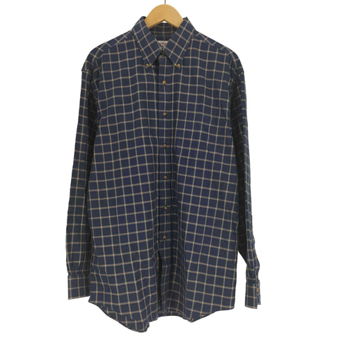 ブルックスブラザーズ 346 BROOKS BROTHERS THE ORIGINAL POLO SHIRT ロングスリーブ ボタンダウン コットンドレスシャツ メンズ import:M