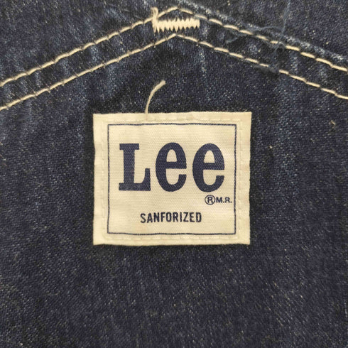 リー Lee 日本製 0254 カットオフ デニム オーバーオール メンズ 30X33