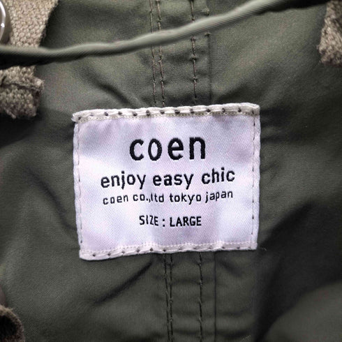 コーエン coen 21AW M65 ウォータープルーフ モッズコート ユニセックス メンズ JPN:L