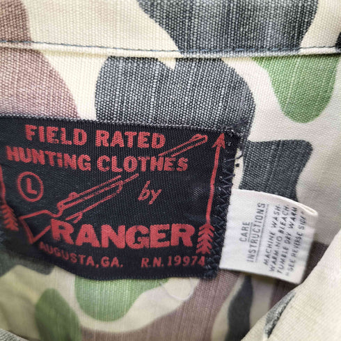 レンジャー RANGER 70s ダックハンターカモ シャツジャケット メンズ import:L