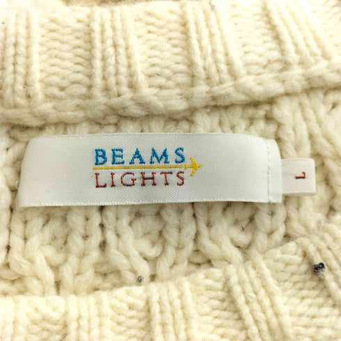 ビームスライツ BEAMS Lights ケーブルニット メンズ JPN:L