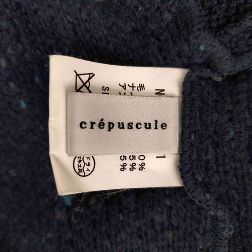 クレプスキュール crepuscule Nep Tweed Big Knit メンズ JPN:2