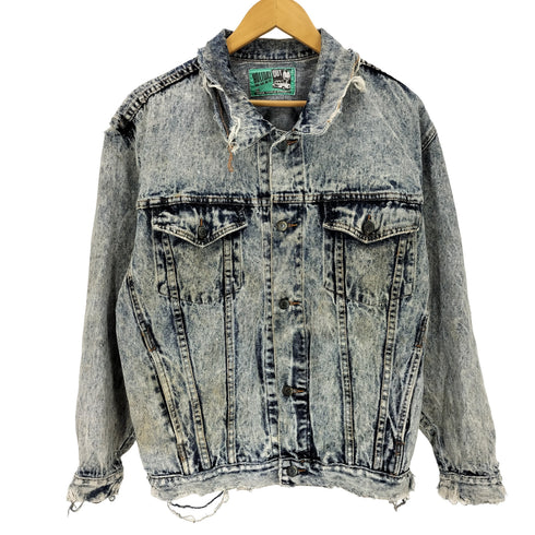 ケミカルウォッシュデニムジャケット メンズ import:M