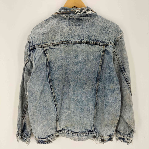 ケミカルウォッシュデニムジャケット メンズ import:M