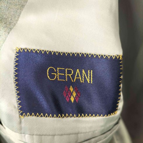 GERANI 総裏 開き見せ ノーベント 2Bシングルテーラードジャケット メンズ