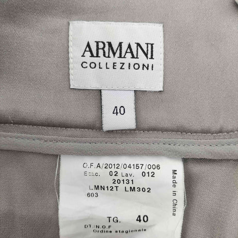 アルマーニコレツィオーニ ARMANI COLLEZIONI タック シルク スカート レディース 40