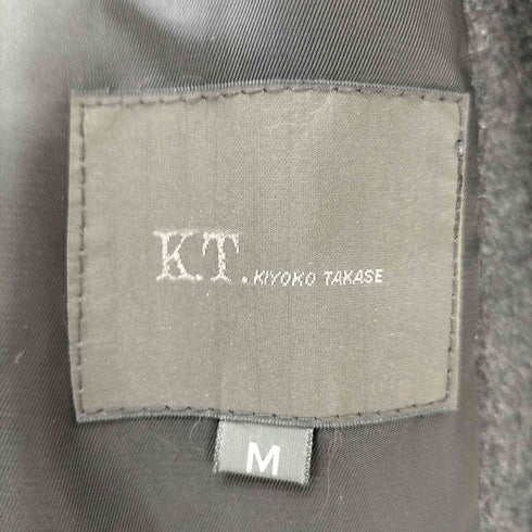 ケーティーキヨコタカセ K.T KIYOKO TAKASE カシミヤ混 ステンカラーコート レディース JPN:M