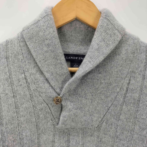 ランズエンド LANDS END カシミヤウール ショールカラーニット メンズ JPN:S