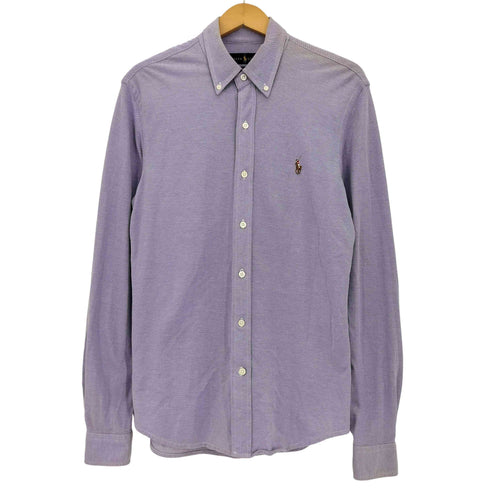 ラルフローレン RALPH LAUREN KNIT OXFORD ポニー刺繍 ボタンダウンシャツ メンズ import:M