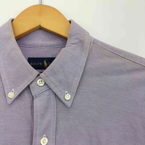 ラルフローレン RALPH LAUREN KNIT OXFORD ポニー刺繍 ボタンダウンシャツ メンズ import:M