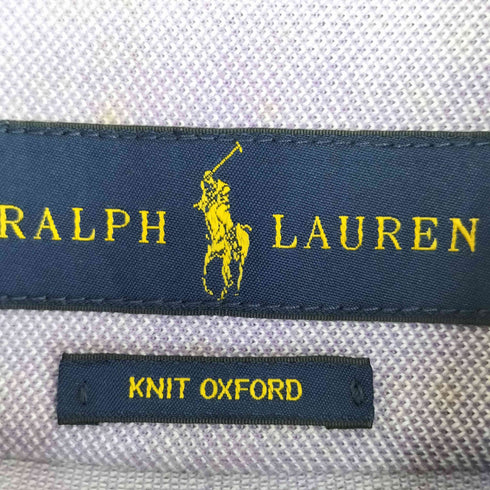 ラルフローレン RALPH LAUREN KNIT OXFORD ポニー刺繍 ボタンダウンシャツ メンズ import:M