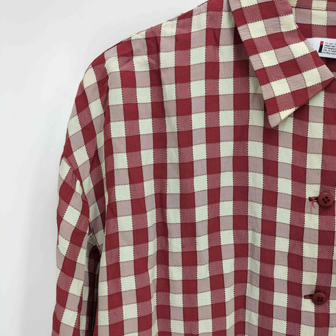 アイエスイッセイミヤケ I.S. ISSEY MIYAKE 80-90s ボックスチェックシャツ レディース M