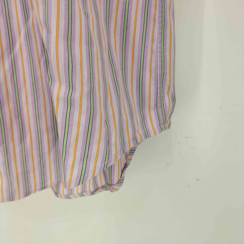 ラルフローレン RALPH LAUREN CLASSIC FIT ポニー刺繍 半袖 ボタンダウン ストライプシャツ メンズ import:L