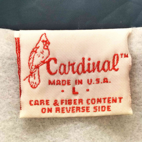 カーディナル Cardinal MADE IN USA フロントプリントコーチジャケット Moose River Lumber メンズ import:L