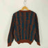 ダックスロンドン DAKS LONDON 総柄 クルーネックニット メンズ M