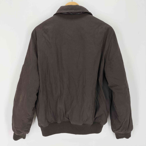 FORDOCKS 裏地キルティング フェイクレザー切替 中綿ジップアップブルゾン メンズ import:L