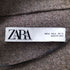 ザラ ZARA ポリレーヨンブレンド ウール ベルテッド チェスターコート ガウンコート レディース import:M