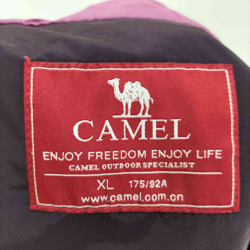 キャメル CAMEL ショルダーロゴ 比翼シェルジャケット メンズ import:XL