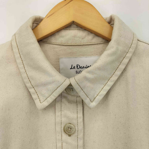 スローブイエナ SLOBE IENA LE DENIM Ecru CPOブルゾン レディース FREE