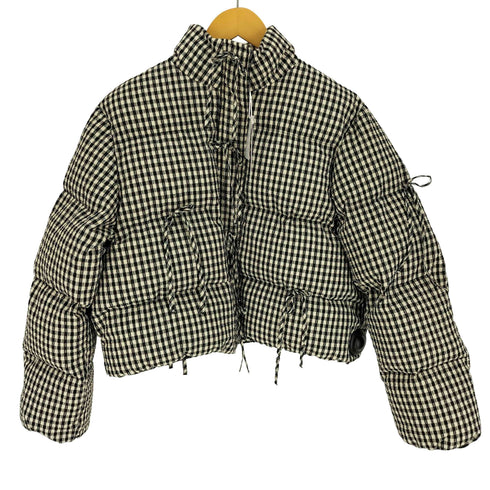 メリージェニー merry jenny 24AW RIBBON PADDED シアサッカー 中綿 ジャケット レディース FREE