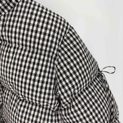 メリージェニー merry jenny 24AW RIBBON PADDED シアサッカー 中綿 ジャケット レディース FREE