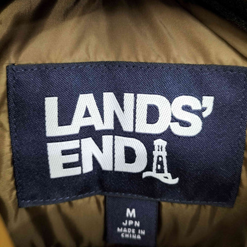 ランズエンド LANDS END 撥水 ダウンベスト メンズ JPN:M