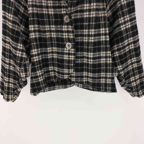 イッセイミヤケ ISSEY MIYAKE 80S 筆タグ タータンチェック ウール 2B テーラードジャケット レディース JPN:M