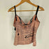 ジョンガリアーノ JOHN GALLIANO NEWSPAPER TOP レース切替 ニュースペーパー プリント トップ レディース import:L