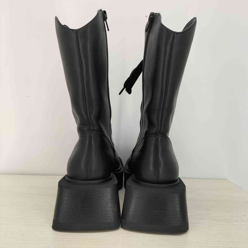チャールズキース CHARLES & KEITH Sabra サブラ レースアップアンクルブーツ レディース JPN:23