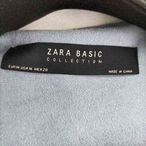 ザラ ZARA フェイクスウェード カーディガン レディース M