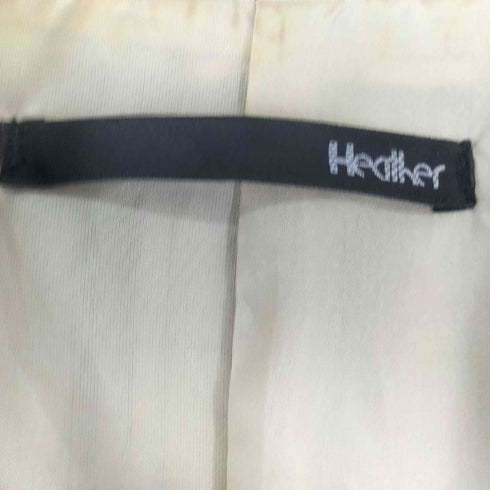 ヘザー Heather チェック テーラードジャケット スラックス レディース