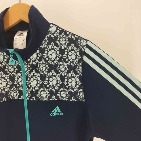 アディダス adidas ロゴ刺繍 ドット 3ライン トラックジャケット ジャージ レディース 160