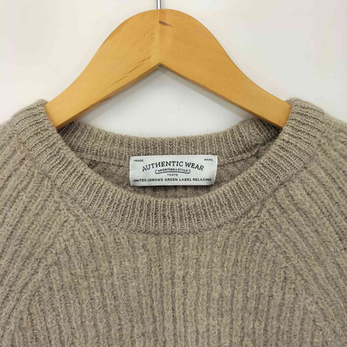 ユナイテッドアローズグリーンレーベルリラクシング UNITED ARROWS green label relaxing ウール混 L/S ニット レディース JPN:M