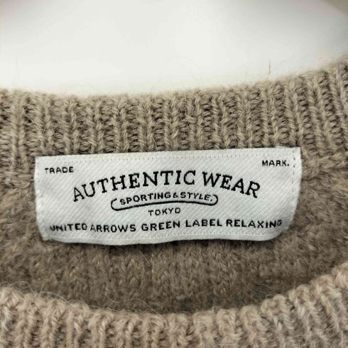 ユナイテッドアローズグリーンレーベルリラクシング UNITED ARROWS green label relaxing ウール混 L/S ニット レディース JPN:M