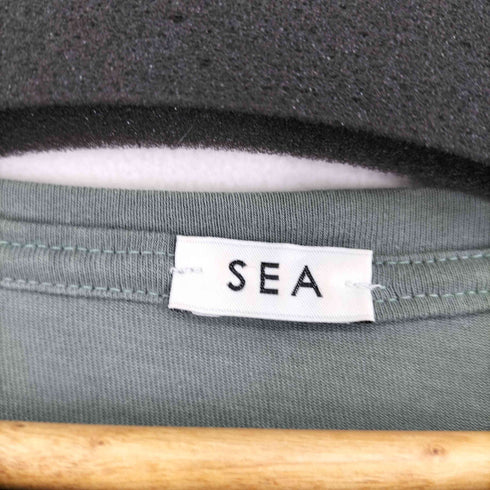 シー SEA コットンレイヤードボックストッププルオーバー レディース FREE