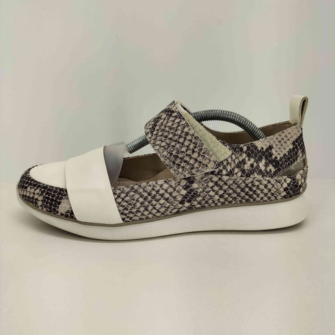 クラークス Clarks パイソン柄 ベルクロ サンダル レディース UK:5