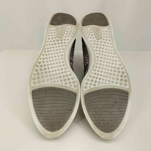 クラークス Clarks パイソン柄 ベルクロ サンダル レディース UK:5