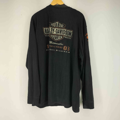 ハーレーダビッドソン HARLEY-DAVIDSON バックプリント L/S Tシャツ メンズ 3XL