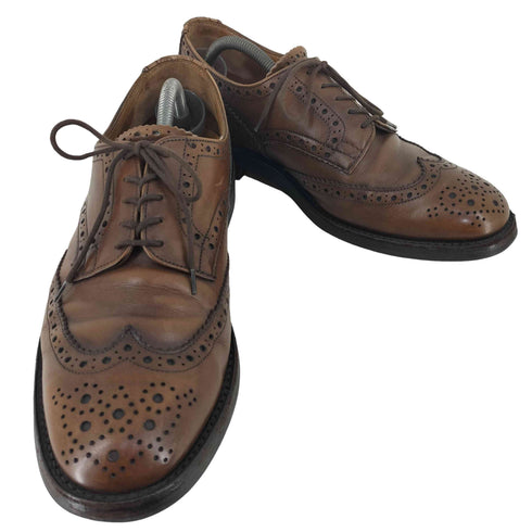 トリッカーズ Trickers 1652/168 DURHAM ウィングチップ 外羽根 レザーシューズ メンズ UK:10.5