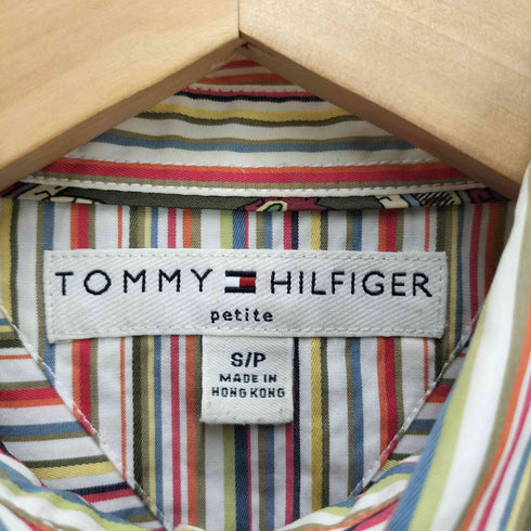 トミーヒルフィガー TOMMY HILFIGER マルチカラーストライプシャツ レディース JPN:S